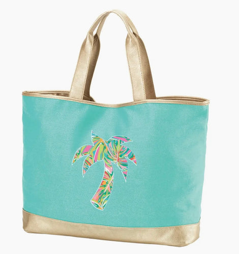 Viv & Lou Printed Cabana Tote