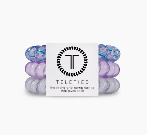 Teleties Small Orchid Oasis Hair Coils (3 pack)