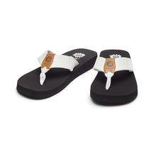 Yellowbox Flax Flip Flops - White