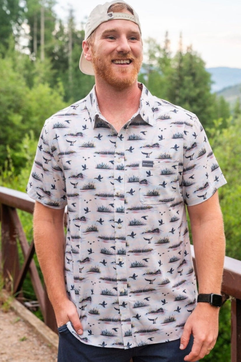 Burlebo Performance Button Up - Duck Hunt