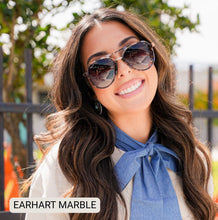 Dax Earhart Marble Aviator Sunglasses