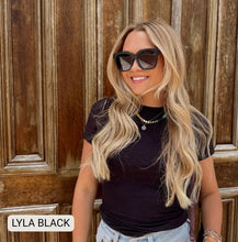 Dax Lyla Polarized Sunglasses-Black