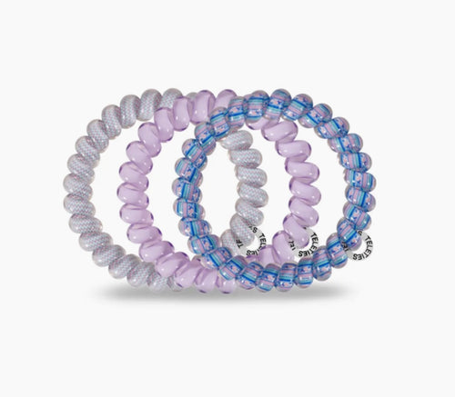 Teleties Large Orchid Oasis Hair Coils (3 pack)