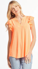 Amazed By You Flutter Sleeve Top