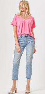 Ready For Anything Lizzy Top - Neon Pink