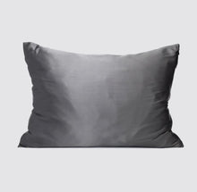 Kitsch Satin Pillowcase-Charcoal