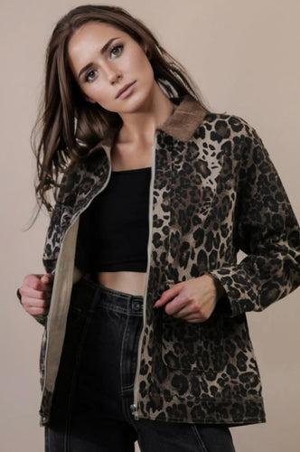 Wild Streak Leopard Jacket