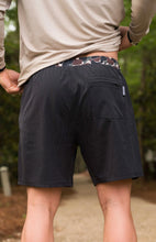 Burlebo Athletic Shorts - Heather Black - Throwback Camo Liner