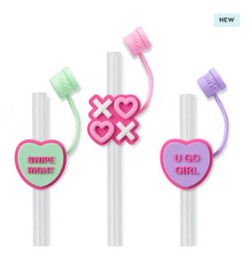 SWIG Be Mine Straw Topper Set