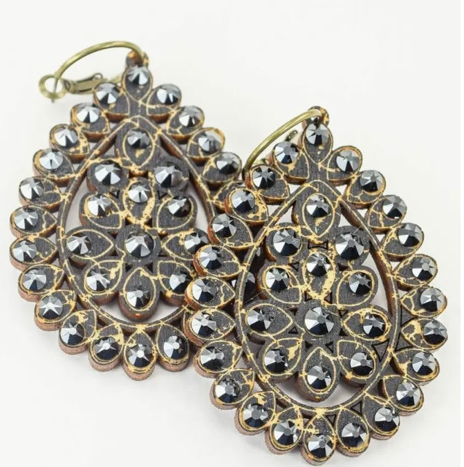 Santa Fe Earrings - Black