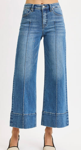 Risen Tummy Control MR Crop Jeans