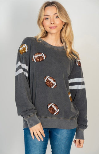 Sequin Football Top