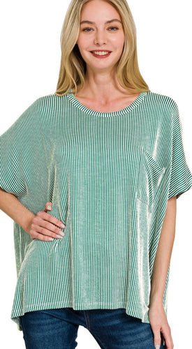 Always on Repeat Oversized Ribbed Top