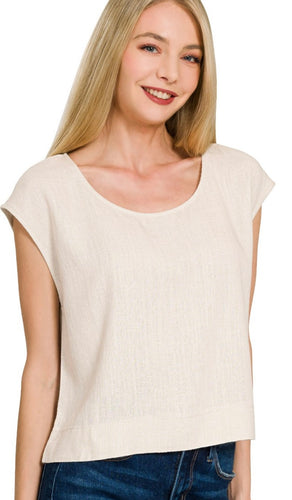 Just Feels Right Linen Top