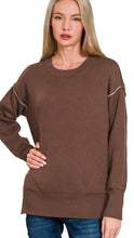 Double the Warmth Contrast Sweater