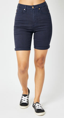 JB Navy HW Tummy Control Shorts