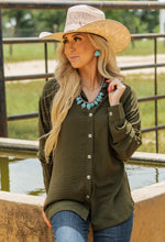 Truly Blessed Button-Up Top