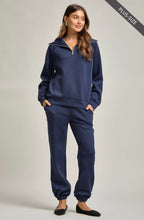 Hampton Quarter Zip Pullover + Jogger Set - Sassy Curves