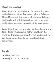 Kitsch Sleep Mist