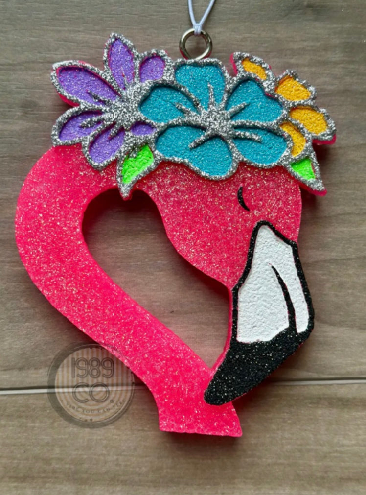 Flamingo Car Freshie