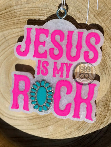 Jesus Is My Rock Car Freshie