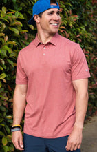 Burlebo Performance Polo - Heather Brick