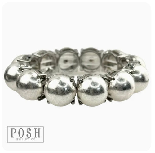 Matte Silver Bracelet
