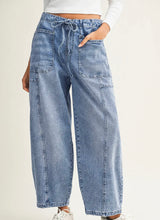 Presli Drawstring Paperbag Jeans