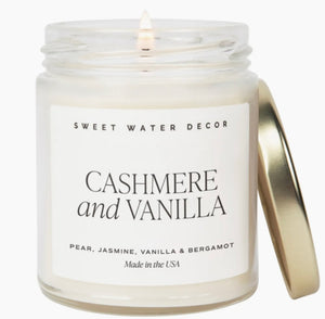 Cashmere & Vanilla Soy Candle - 9 oz.