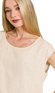 Just Feels Right Linen Top