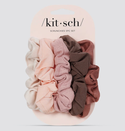 Assorted Scrunchies Set - Terracotta