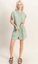 Cool Summer Vibes Short Set - Sage