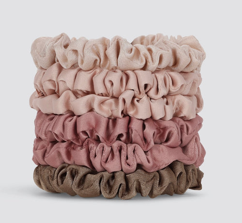 Ultra Petite Scrunchie 6 pc Set - Terracotta
