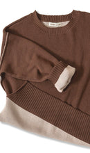 Double the Warmth Contrast Sweater