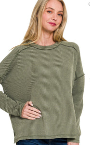 Double Dare You Ribbed Top