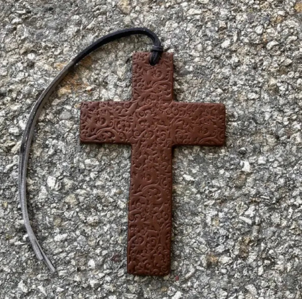 Turquoise Scroll Cross Air Flair