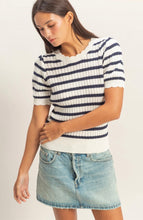 Be Flirty Striped Sweater