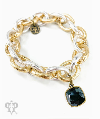 PP Chain Link BR w/Charm