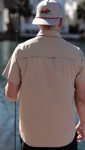 Burlebo Performance Fishing Shirt - Cobblestone