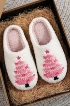 Plush Christmas Tree Slippers