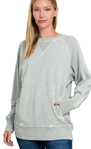 Halo Snow Washed Pullover