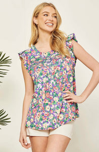 Always Be Mine Floral Top