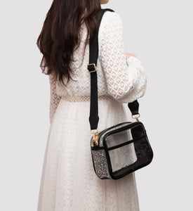Bling Studded Clear Crossbody