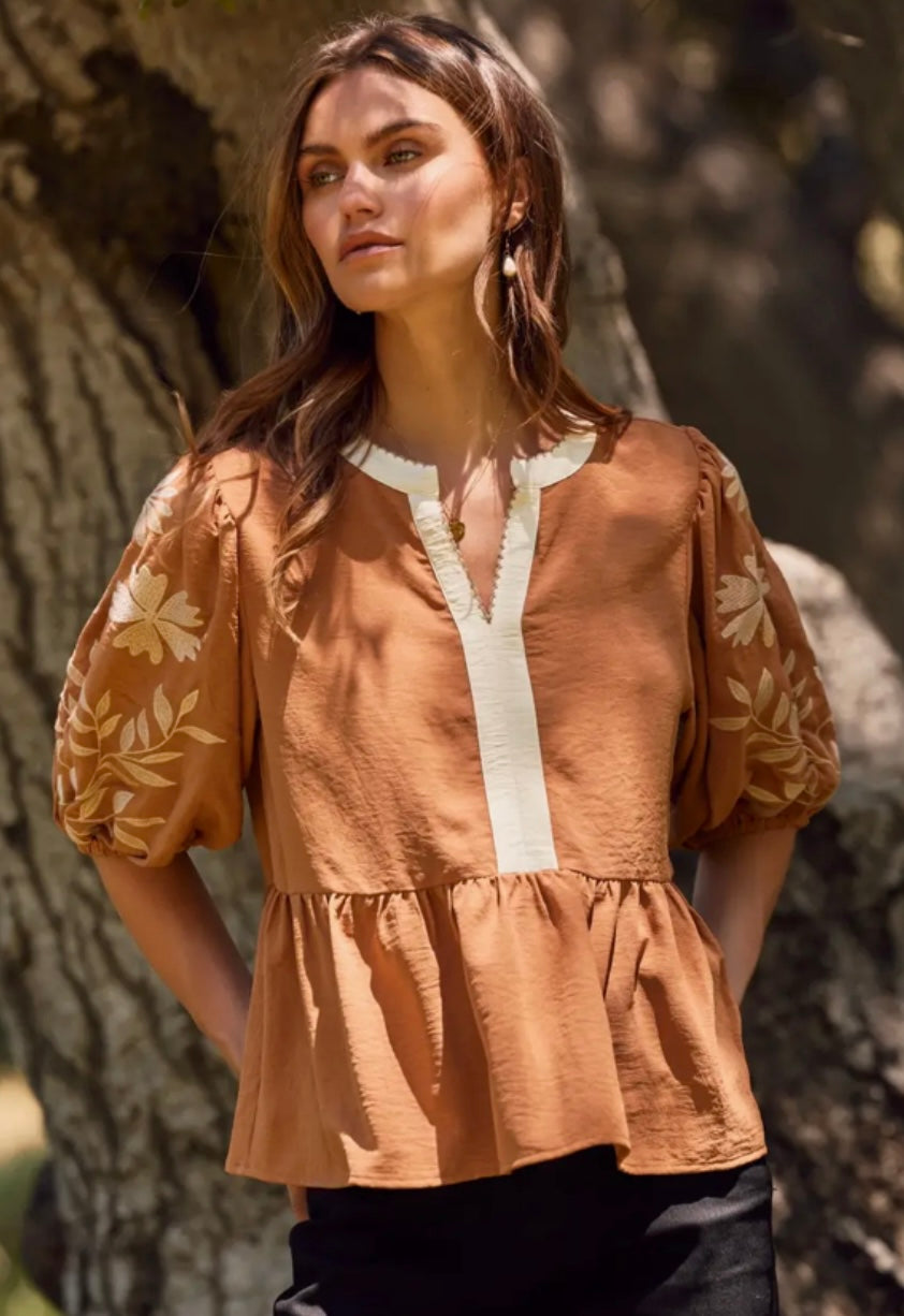 Fall is in the Air Top