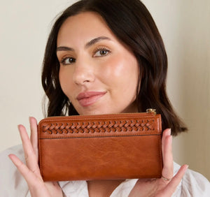 Jen & Co Gia Braided Wallet