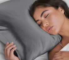 Kitsch Satin Pillowcase-Charcoal