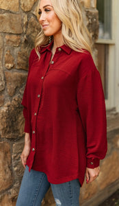 Truly Blessed Button-Up Top