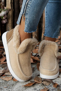 All Fuzzy & Warm Anklet Boots