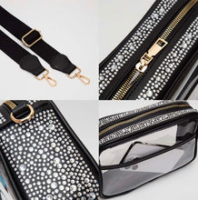 Bling Studded Clear Crossbody