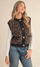 Be Bold Leopard Sweater Vest